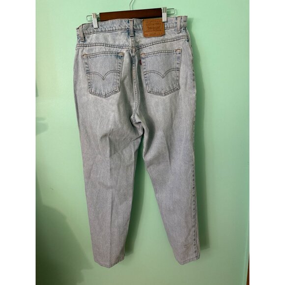 Levis 550 Relaxed Fit Tapered Leg Light Wash Denim Jeans 16 Regular L Women - Picture 3 of 8